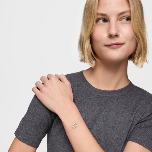 Pulsera cadena de plata Camille