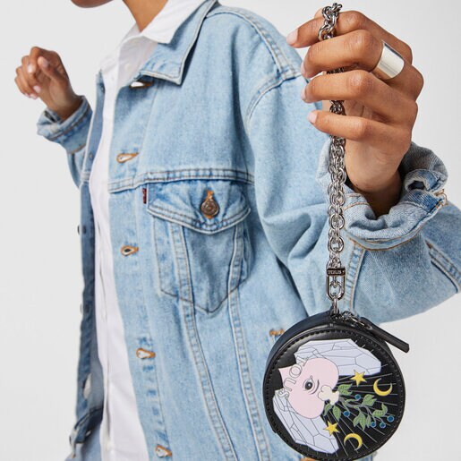 Small black and multicolored TOUS Magic Change purse