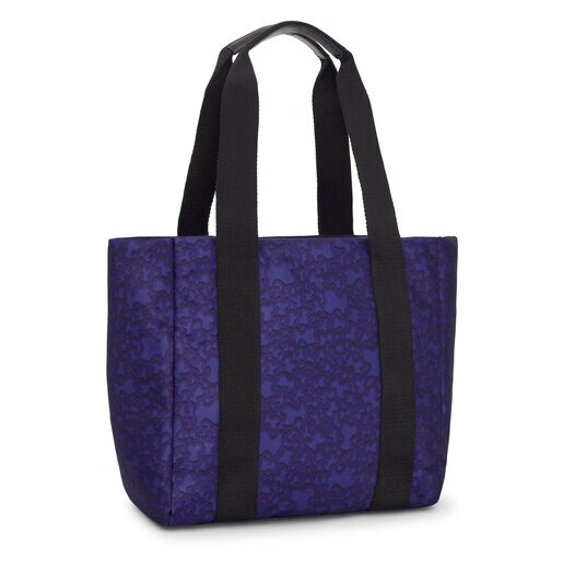 Small purple-colored nylon Kaos Mini Evolution Tote bag