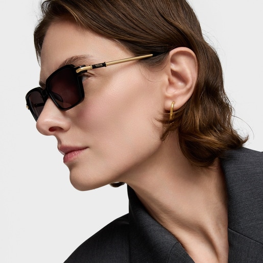 Black Sunglasses TOUS Square Metal