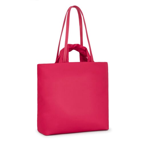 Large fuchsia TOUS Marina Shopping bag | TOUS