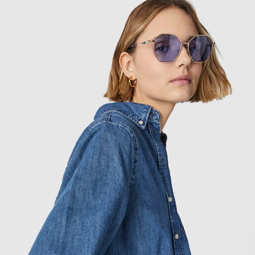 Gafas sol Jolie Seventies de Metal en color azul |