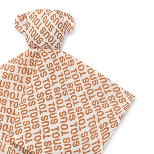 Baby comforter in Classic orange