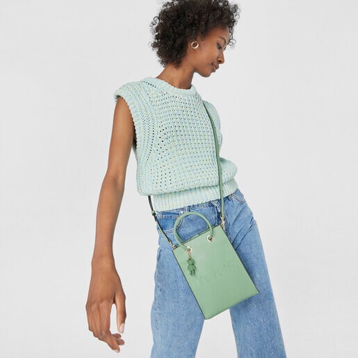Mini bolso caqui TOUS La Rue