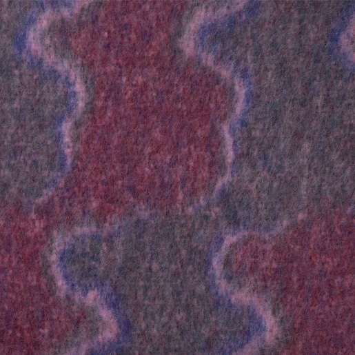 Cojín gris oscuro y burdeos TOUS Bear Waves