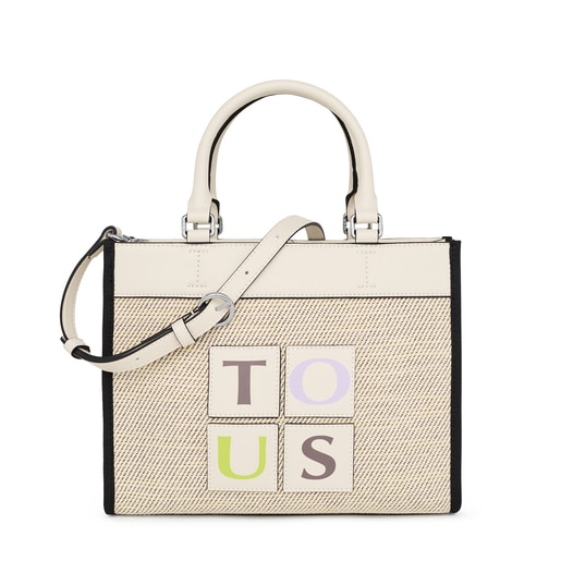 Medium beige TOUS Yummy Shopping bag