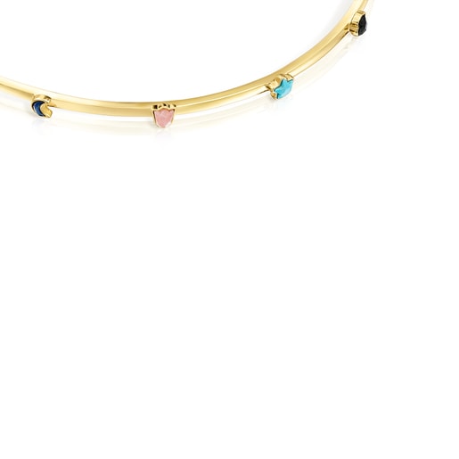 Glory Choker in Silver Vermeil with Gemstones