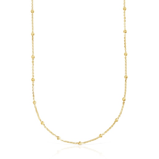 TOUS Basics vermeil silver choker with interspersed beads | TOUS