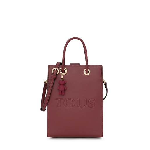 Mini burgundy TOUS Pop Handbag