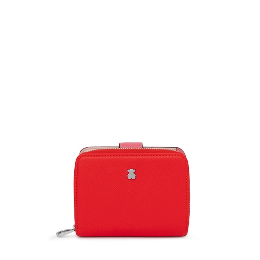 Маленький красный кошелек New Dubai Saffiano