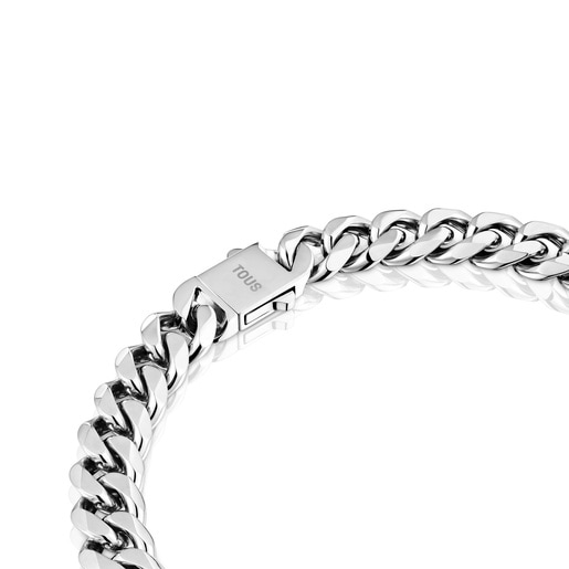 Steel curb chain Necklace TOUS Basics