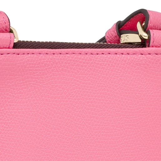 פאוץ' טלפון נתלה TOUS Funny בצבע ורוד בשילוב ארנק