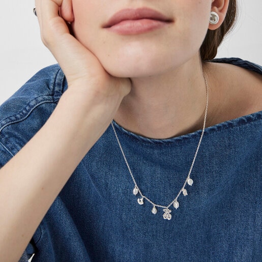 Серебряное колье Oceaan с жемчугом