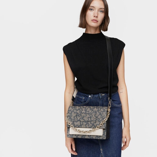 Medium black Audree Chain Crossbody bag Kaos Icon