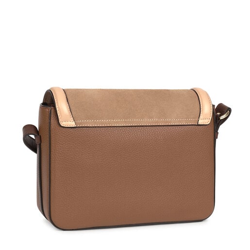 Medium brown Leather TOUS Icon Crossbody bag