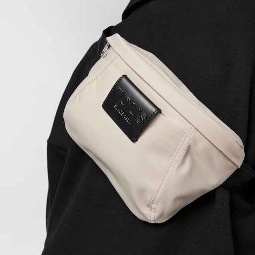 Riñonera Empire Soft Chain beige