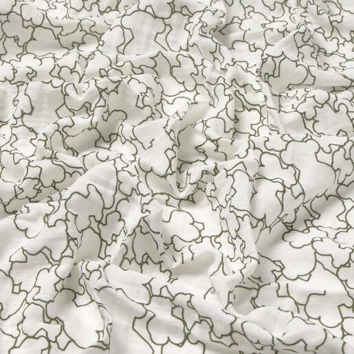 Baby muslin in Muse green