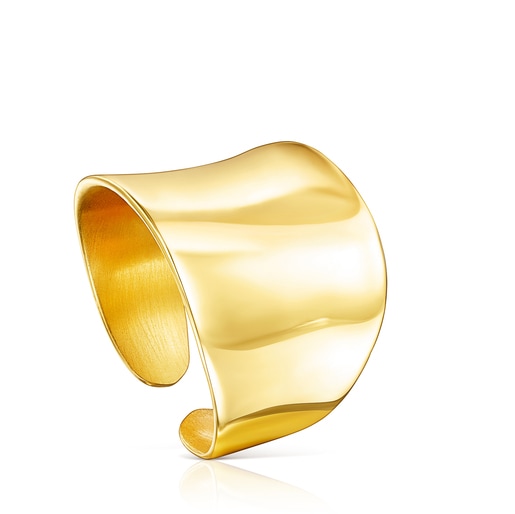 Silver Vermeil Nenufar Open ring