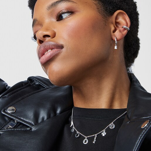 Серебряное колье TOUS Good Vibes