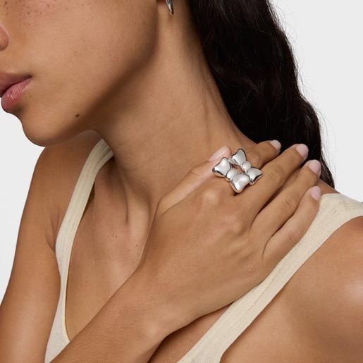 טבעת פפיון TOUS Ribbon מכסף