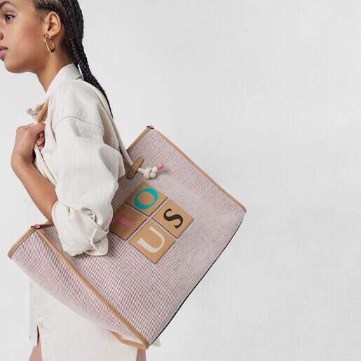 תיק סל TOUS Yummy גדול ורוד