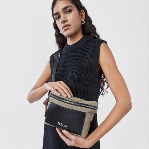 Sac banane TOUS Empire Cotton kaki