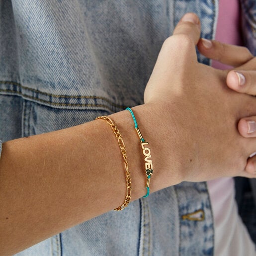 Pulsera Love cromo-diópsido TOUS Crossword