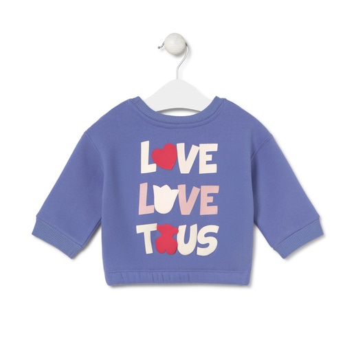 LOVE TOUS sweatshirt in Casual lilac