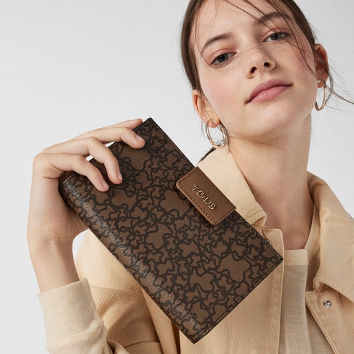 Средний коричневый кошелек Kaos Mini