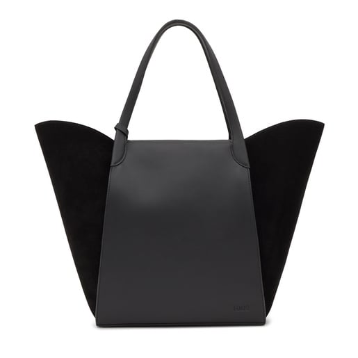 Tote bag nera grande TOUS Tulip