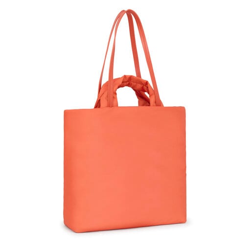 Duża torba na zakupy TOUS Marina w kolorze pomarańczowym