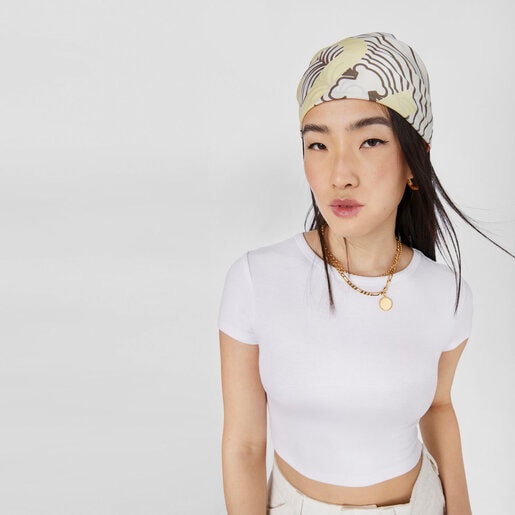 Pañuelo bandana malva TOUS Maar