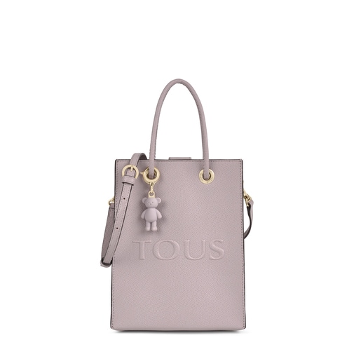 Mini mauve colored TOUS Pop Handbag | TOUS