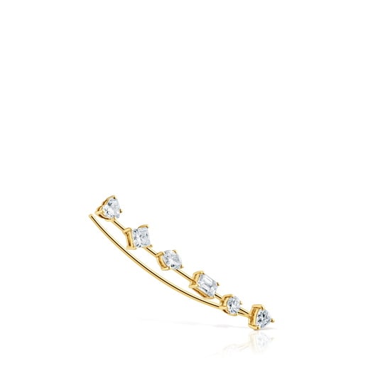 14kt gold Climber earring with 0.39ct lab-grown diamonds TOUS Shine LGD