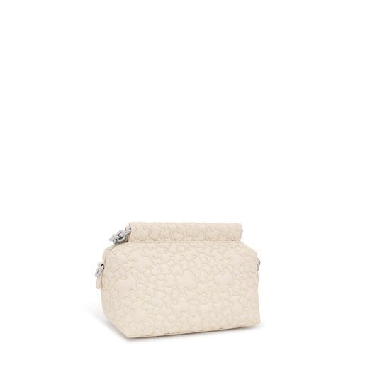 Sac à bandoulière beige petit TOUS Jane Puffy Bear