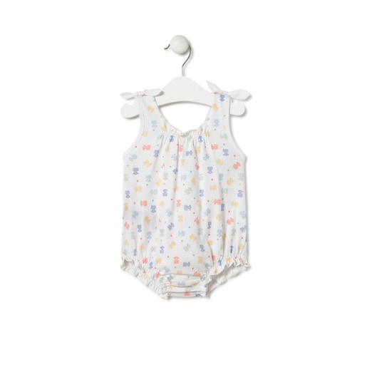 Tous - Baby GirlS Romper In Star Unique - Baumwolle