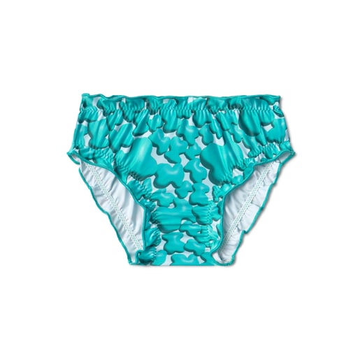 Girls bikini bottoms in Puff green