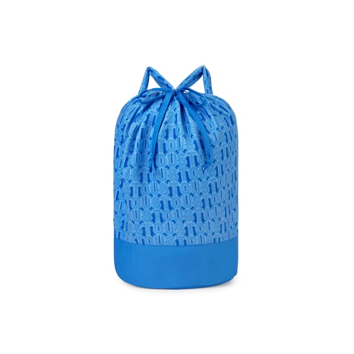 Beach bag in Line blue