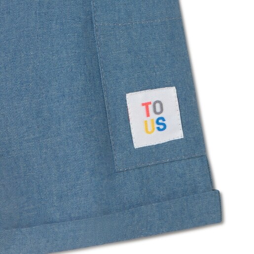 Romper in multi blue