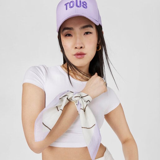 Pañuelo bandana malva TOUS Maar