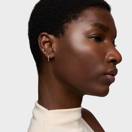 Piercing de oro 14 kt motivo bola 8 mm TOUS Basics