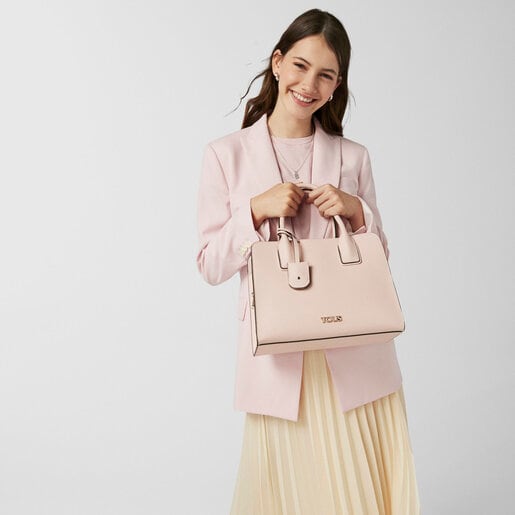 Bolsa city mediano Tous Essential rosa