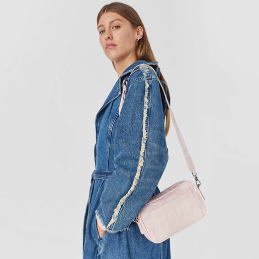 Pink Crossbody reporter bag Kaos Pix Soft