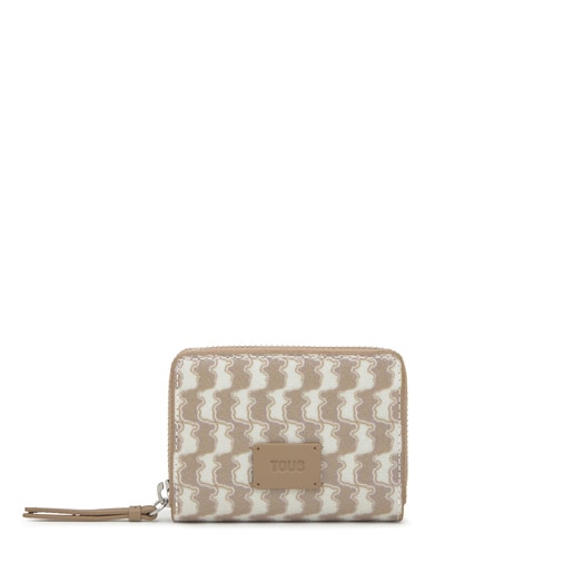 Monedero beige TOUS Double Way Bear