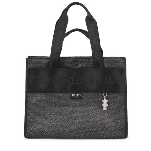 Large black Ina TOUS Shopping bag