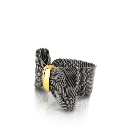 Gold and steel Tul Ring