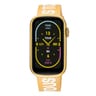 Reloj smartwatch con correa de nylon y correa de silicona blanca T-Band