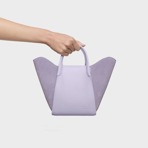 Small mauve Tote bag TOUS Tulip