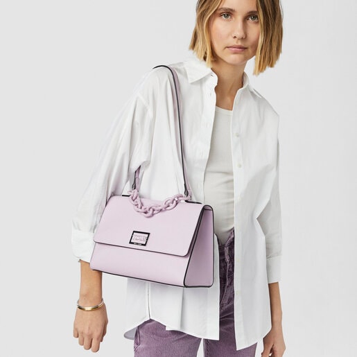 Городская сиреневая сумка TOUS Funny среднего размера