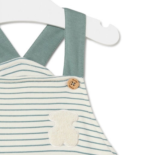 Baby romper in Classic green